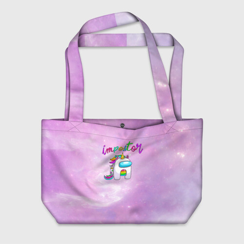 Пляжная сумка 3D Impostor Unicorn фото