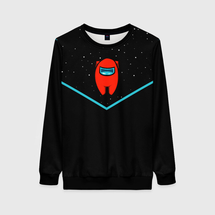 Женский свитшот 3D AMONG US - Амонг Ас фото