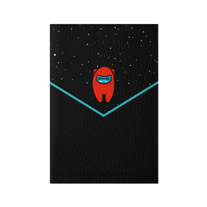 Обложка для паспорта матовая кожа AMONG US - Амонг Ас фото