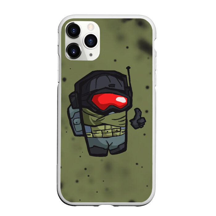Чехол для iPhone 11 Pro матовый AMONG US & CALL OF DUTY фото