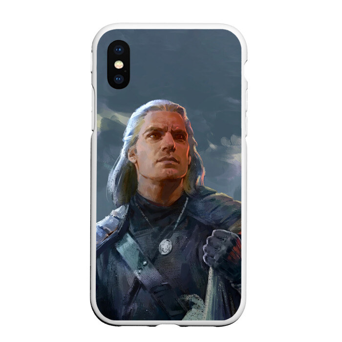 Чехол для iPhone XS Max матовый Ведьмак 2 фото