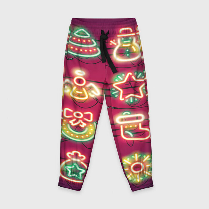 Детские брюки 3D Новый год! фото