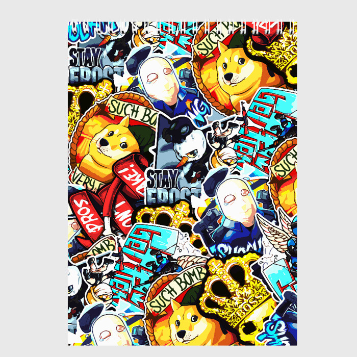 Скетчбук CS GO STICKERBOMBING фото