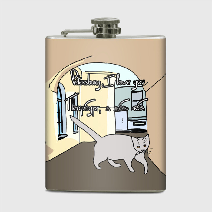 Фляга Петербургский кот фото