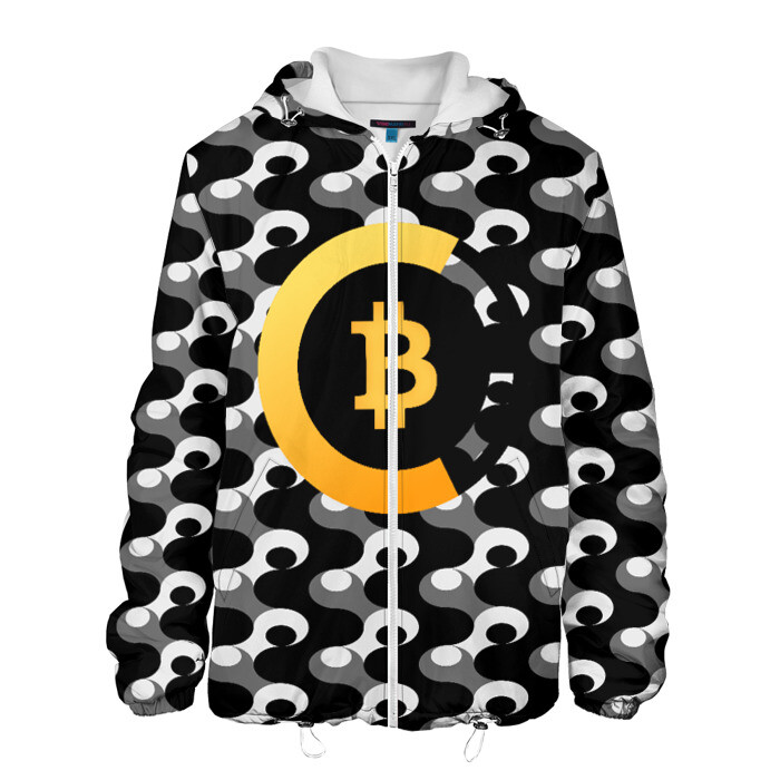 Мужская куртка 3D BTC / БИТКОИН (S) фото