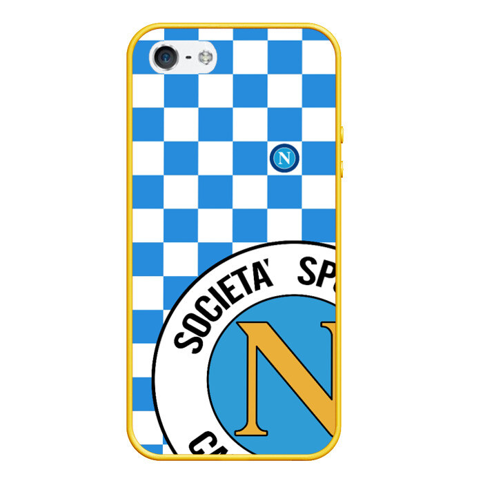 Чехол для iPhone 5/5S матовый Форма Наполи - Марадона 10 фото