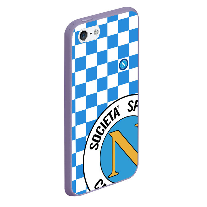 Чехол для iPhone 5/5S матовый Форма Наполи - Марадона 10 фото