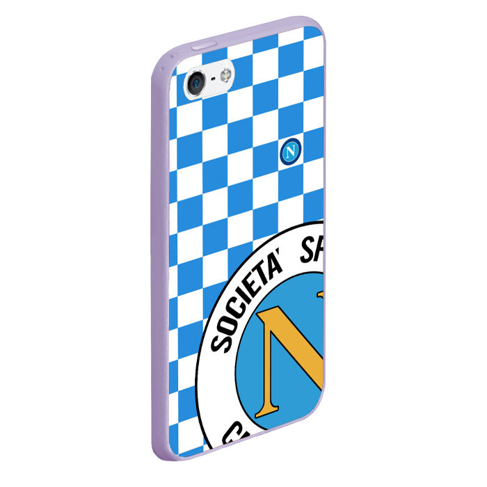 Чехол для iPhone 5/5S матовый Форма Наполи - Марадона 10 фото