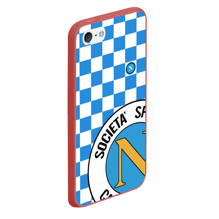 Чехол для iPhone 5/5S матовый Форма Наполи - Марадона 10 фото