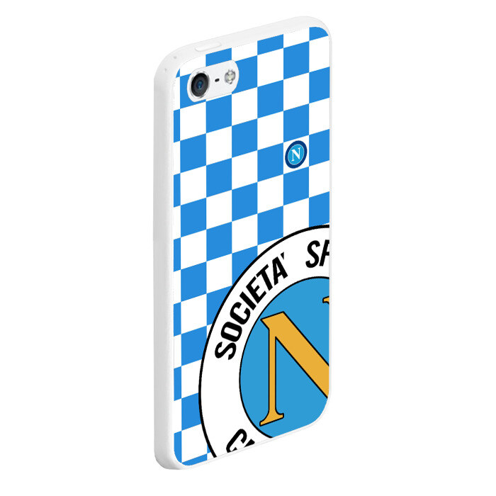 Чехол для iPhone 5/5S матовый Форма Наполи - Марадона 10 фото