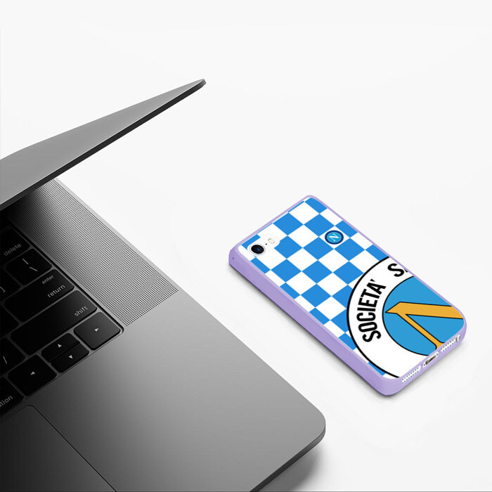 Чехол для iPhone 5/5S матовый Форма Наполи - Марадона 10 фото