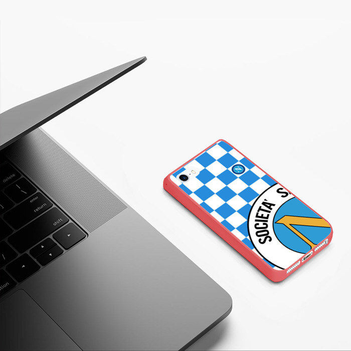 Чехол для iPhone 5/5S матовый Форма Наполи - Марадона 10 фото