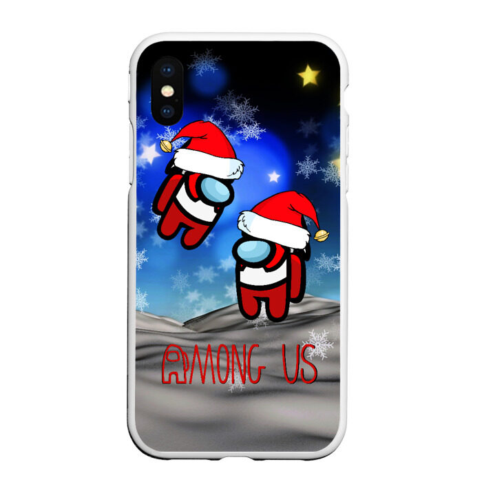 Чехол для iPhone XS Max матовый Among Us фото