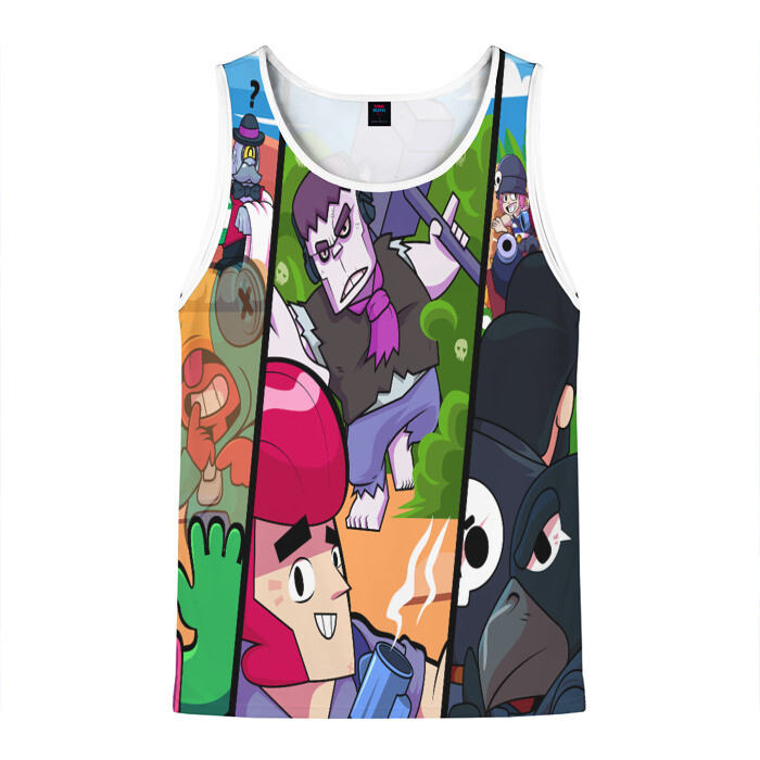 Мужская майка 3D BRAWL STARS (ALL BRAWL) фото