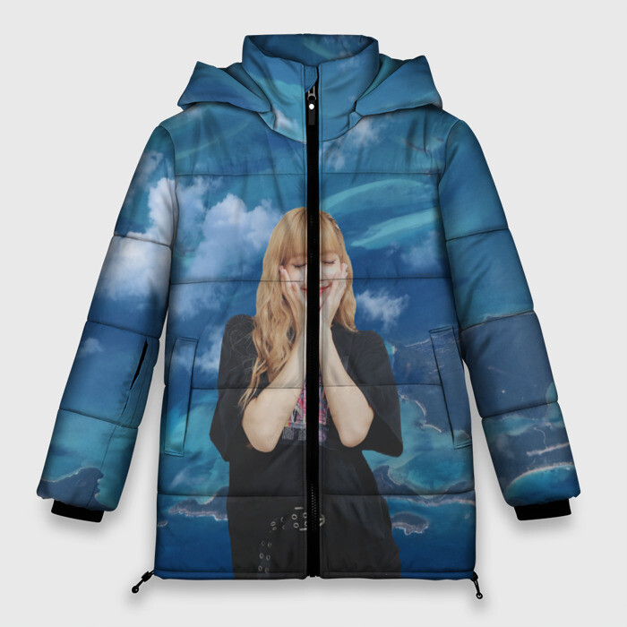 Женская зимняя куртка 3D LISA BLACKPINK фото