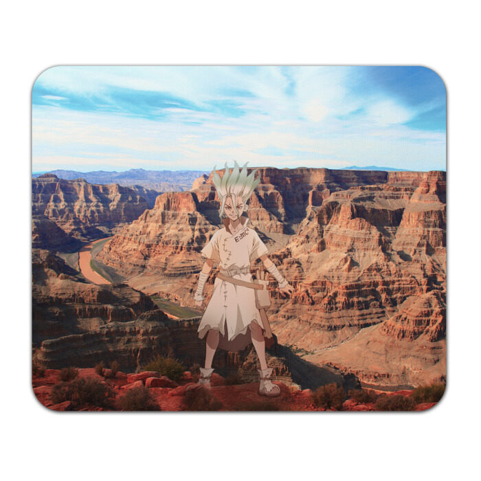 Коврик для мышки прямоугольный Доктор Стоун фото