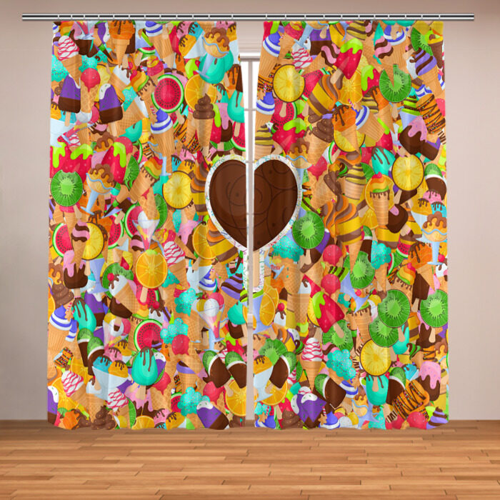 Фотошторы Шоколадное Cердце фото