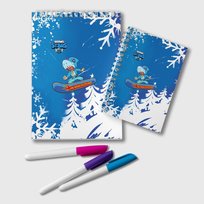 Блокнот Brawl Stars (Snowboarding) фото