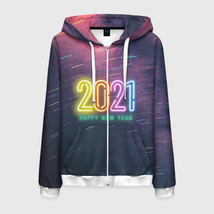 Мужская толстовка 3D на молнии 2021 фото