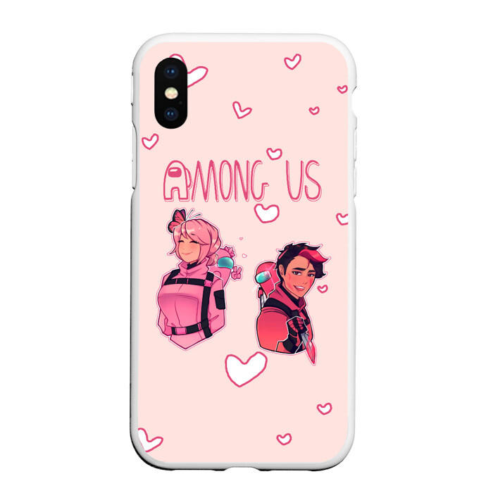 Чехол для iPhone XS Max матовый Among Us фото