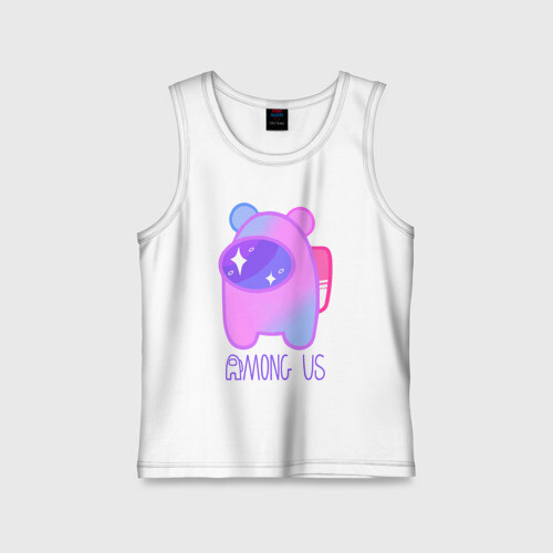 Детская майка хлопок AMONG US - SPACE фото