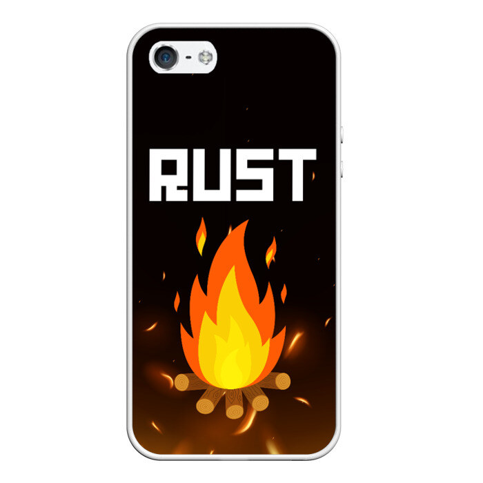 Чехол для iPhone 5/5S матовый RUST фото