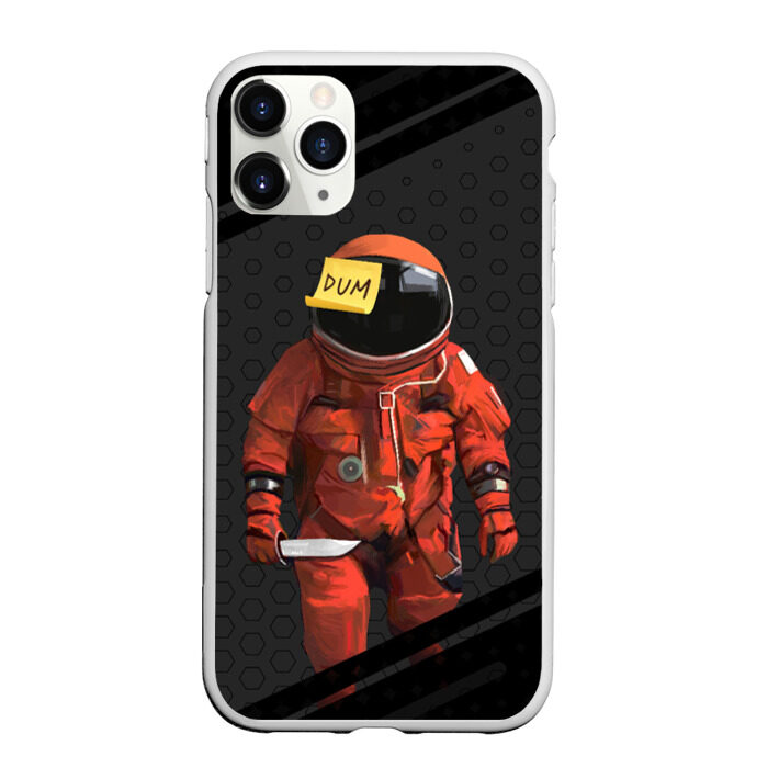 Чехол для iPhone 11 Pro матовый AMONG US - Реалистичный фото