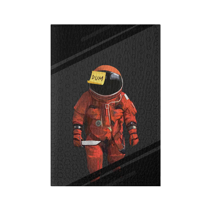 Обложка для паспорта матовая кожа AMONG US - Реалистичный фото