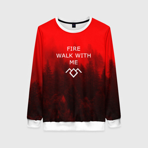 Женский свитшот 3D Twin Peaks фото