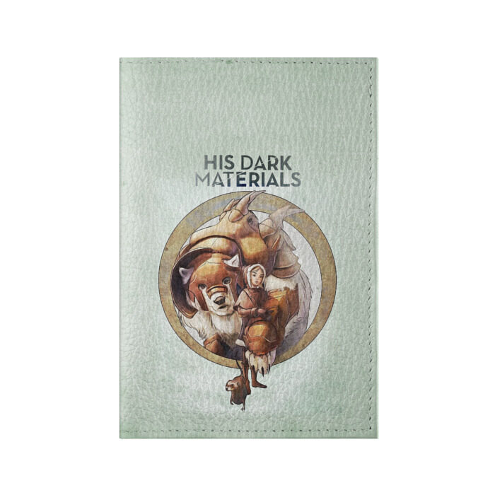 Обложка для паспорта матовая кожа Тёмные начала фото