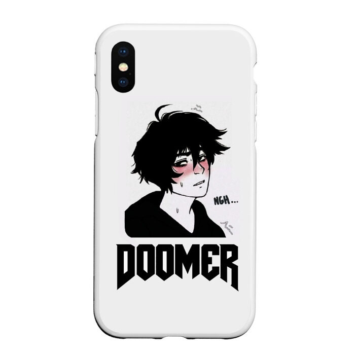 Чехол для iPhone XS Max матовый Doomer boy фото