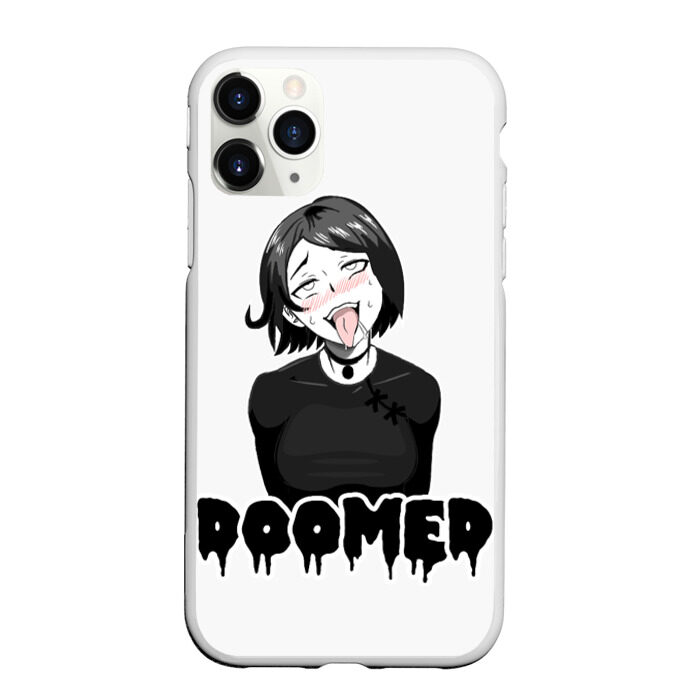 Чехол для iPhone 11 Pro матовый Doomer girl фото