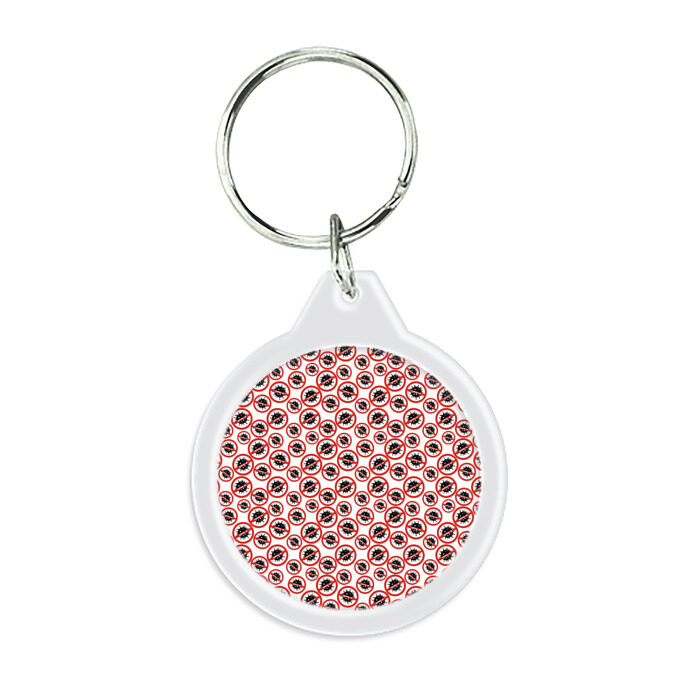 Брелок круглый COVID-19 фото