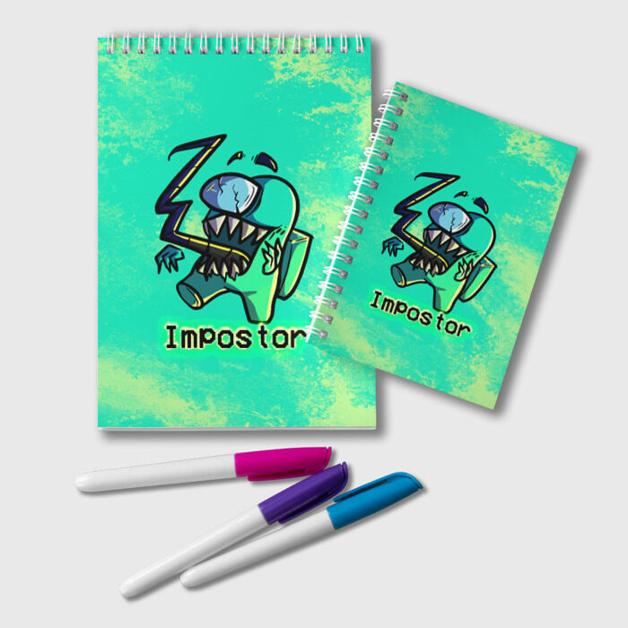 Блокнот AMONG US IMPOSTOR фото