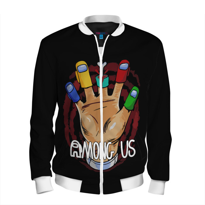Мужской бомбер 3D AMONG US фото