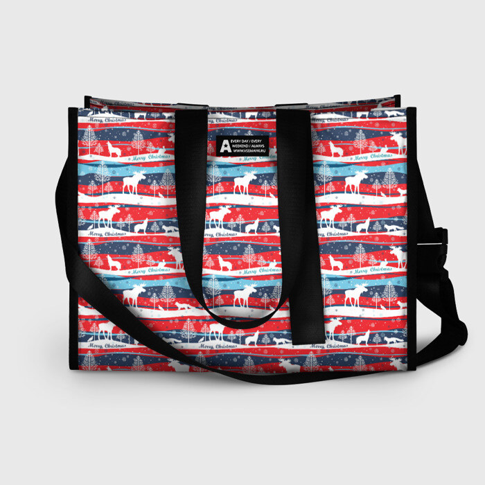 Сумка-шоппер 3D Merry Christmas фото