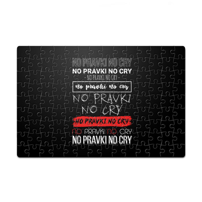 Пазл магнитный 126 элементов No pravki no cry фото