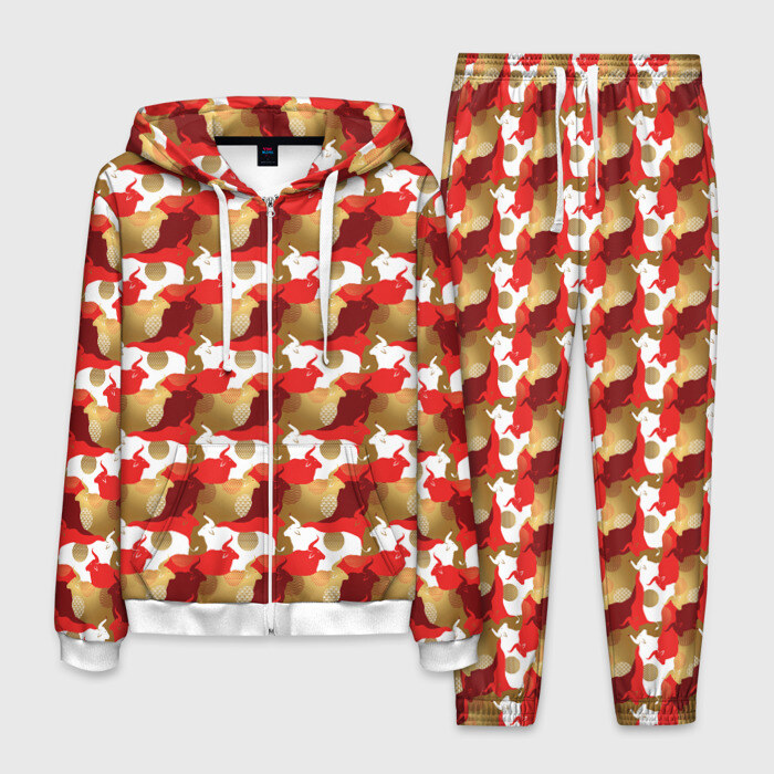 Мужской костюм 3D Быки фото