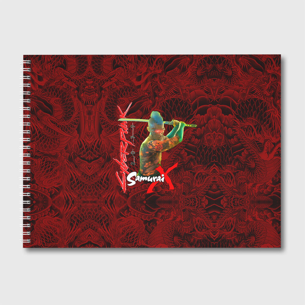 Альбом для рисования Cyberpunk 2077 фото