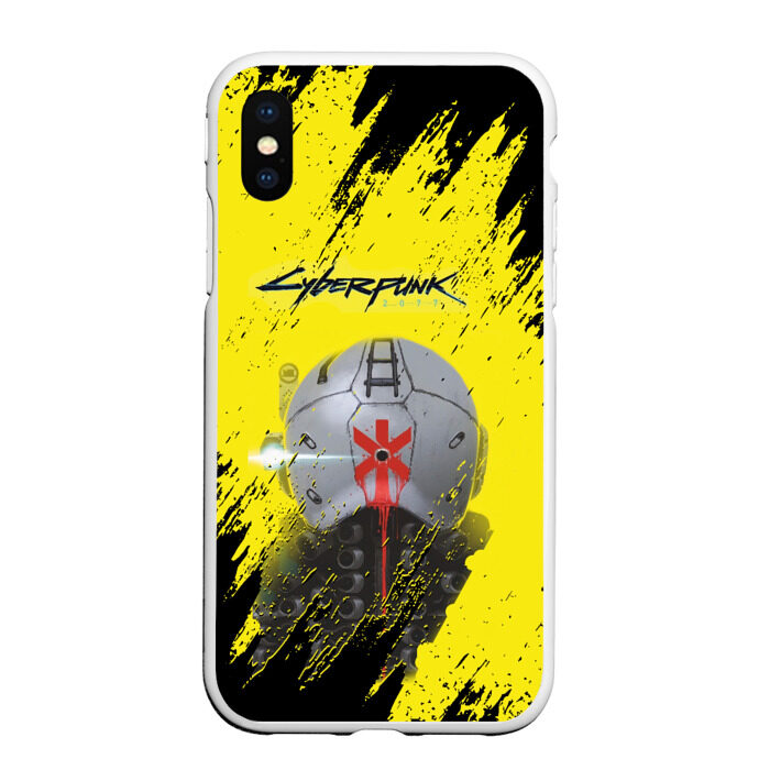 Чехол для iPhone XS Max матовый Cyberpunk 2077 фото