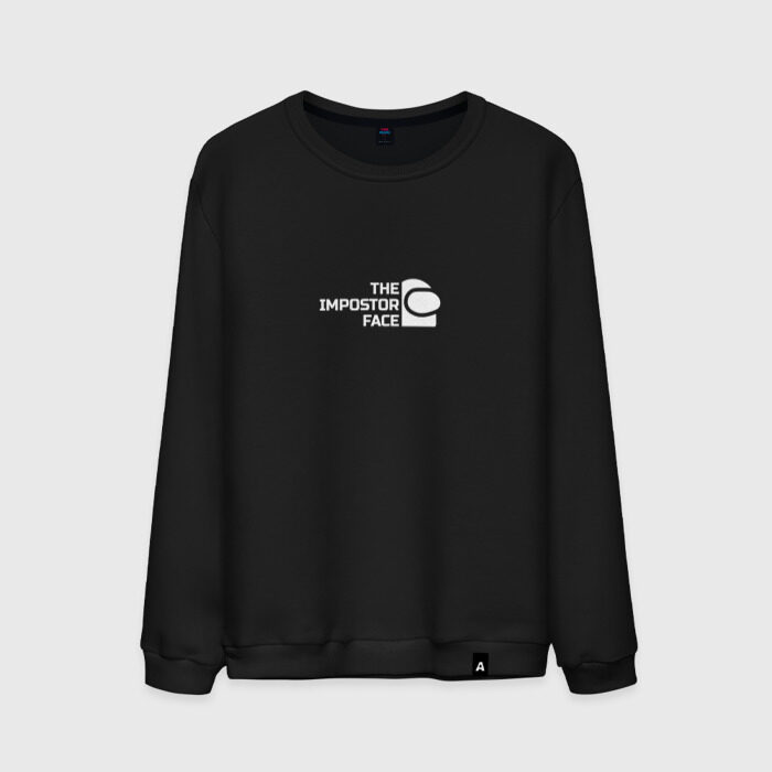 Мужской свитшот хлопок The impostor face фото