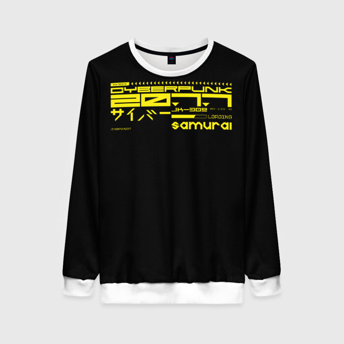 Женский свитшот 3D Cyberpunk 2077 фото