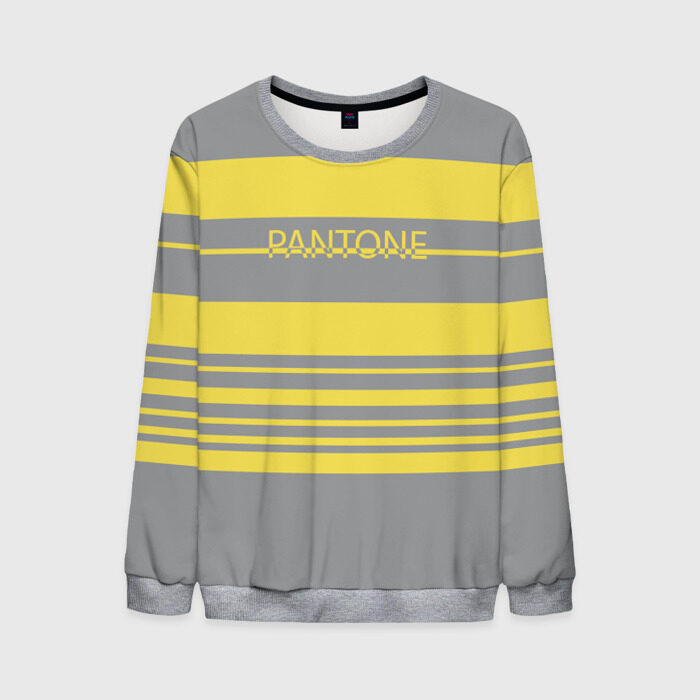Мужской свитшот 3D Pantone 2021 фото