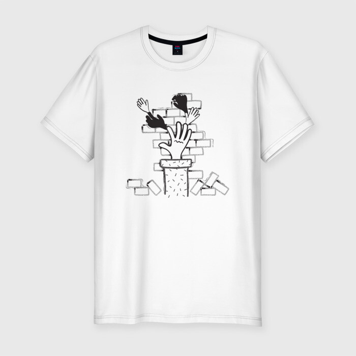 Мужская футболка хлопок Slim Absurd 10 фото