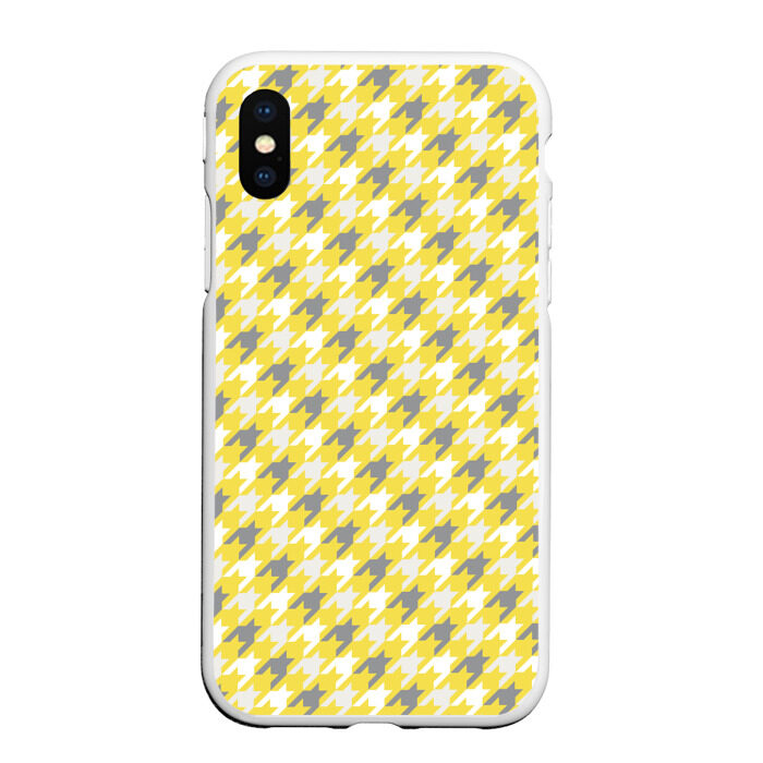 Чехол для iPhone XS Max матовый Ultimate Houndstooth фото
