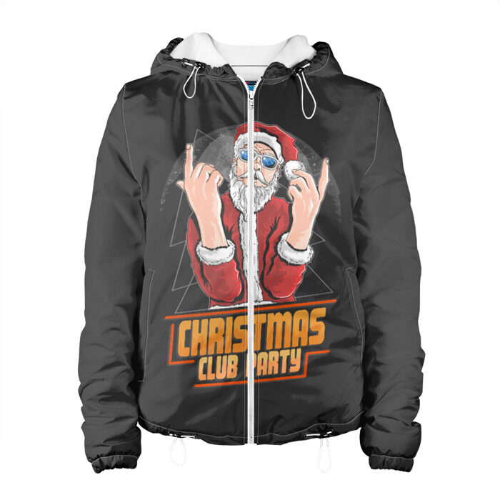 Женская куртка 3D Christmas Club Party фото