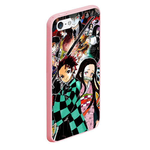 Чехол для iPhone 5/5S матовый Клинок рассекающий демонов фото