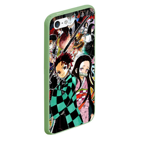 Чехол для iPhone 5/5S матовый Клинок рассекающий демонов фото