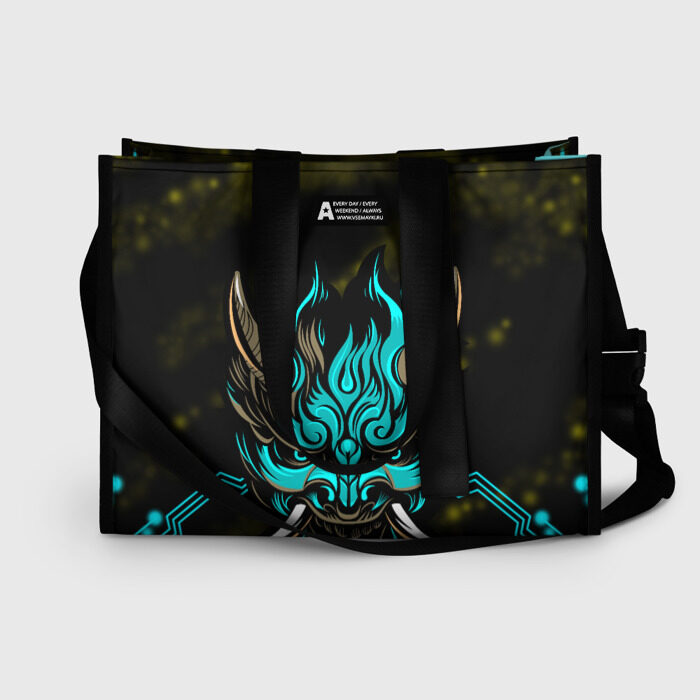 Сумка-шоппер 3D SAMURAI CYBERPUNK 2077 фото