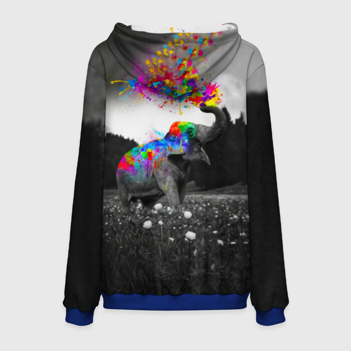 Мужская толстовка 3D Слон фото